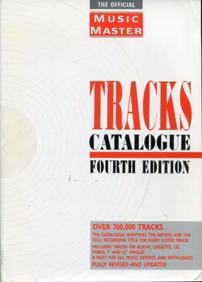 THE OFFICIAL MUSIC MASTER TRACKS CATALOGUE . 4 EDITION KIRJA