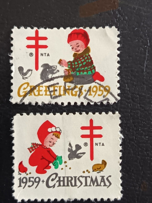 USA Joulumerkit 1959
