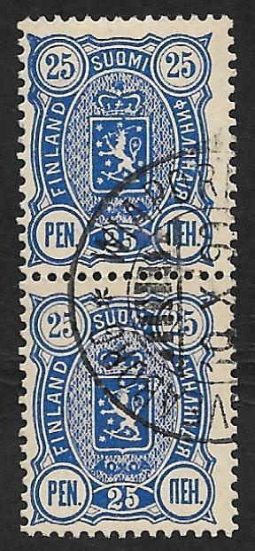 Vaakuna 1889 25p (LAPE 2x31B) O pystypari