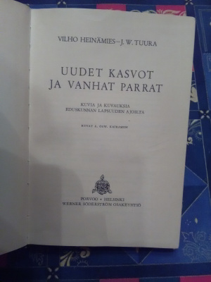 "Kuvia ja kuvauksia eduskunnan lapsuuden ajoilta"