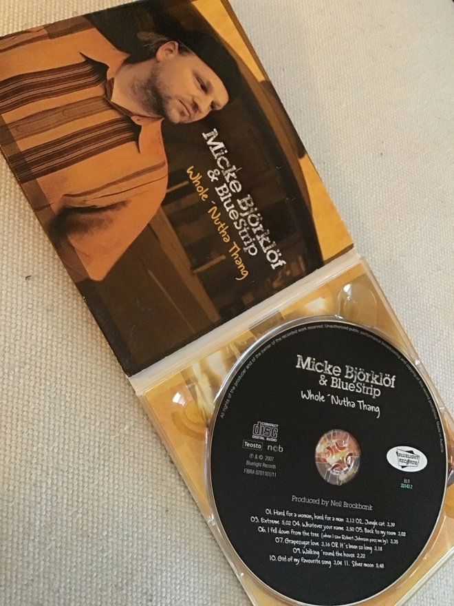 Micke Björklöf & Bluestrip / Whole nutha thing 2007 CD
