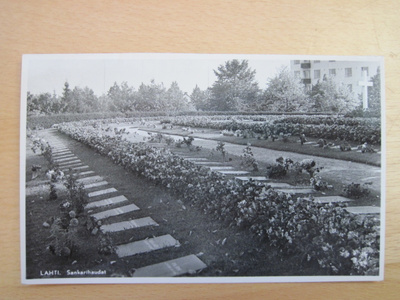 VANHA Postikortti Lahti 1950-l Alkup. Mallikappale