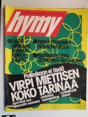HYMY LEHTI 5 / 1983 SISÄLLYSLUETTELO KUVA 2 JA 3