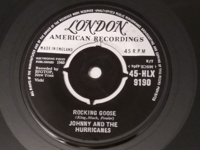 7" JOHNNY &  HURRICANES - Rocking Goose - single 1960  EX-