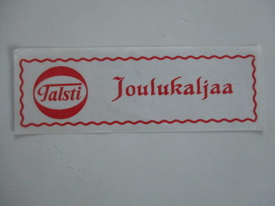 JUOMA ETIKETTI - TALSTI JOULUKALJAA (K10-S85)