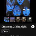 KISS - CREATURES OF THE NIGHT LP - pikkukuva 3
