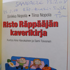 Sinikka Nopola : Risto Räppääjän kaverikirja (signeerattu... - pikkukuva 3