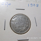 50 penniä 1908 kulkematon komee kl 7-8 rahakehyksssä - pikkukuva 1