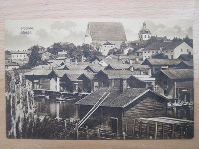 VANHA Postikortti Porvoo 1920-luku