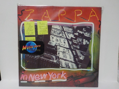 ZAPPA - IN NEW YORK EX+/EX+ SAKSA 1978 1. PAINOS 2LP