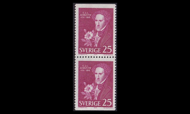 Ruotsi 558DD ** Kirjailija Carl Almqvist (1966)