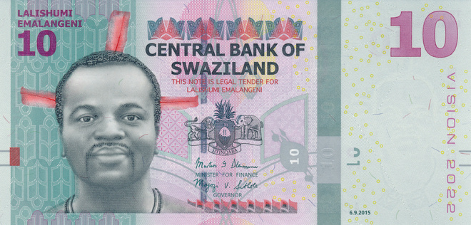 Swaziland 10 Emalangeni 2018 P41 #538