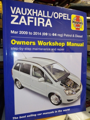 Korjauskäsikirja Vauxhall Opel Zafira 2009-2014
