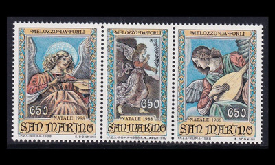 San Marino 1404-6ds ** Joulu (1988)
