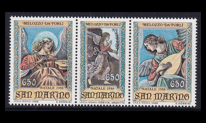 San Marino 1404-6ds ** Joulu (1988)