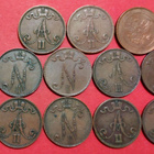 5 penniä 1865, 1866, 1870, 1875...... Asiallinen kunto (KD2) - pikkukuva 3