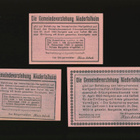 Itävalta Notgeld 10, 20, 50 Heller, Niedertalheim 1920 - pikkukuva 2