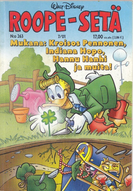 Roope-Setä N:o 263 (7/01) Indiana Hopo: Pallojen arvoitus