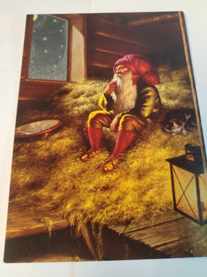Joulu kortti, Ruotsin kielinen,kulkematon.