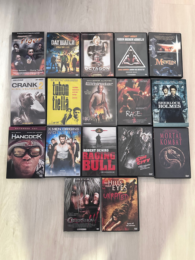 17 elokuvan DVD setti