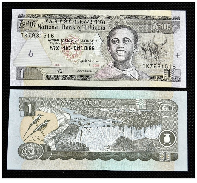 Ethiopia 1 Birr 2008 P-46 UNC  X-0232