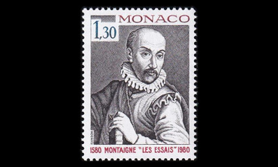 Monaco 1424 ** Filosofi Michel de Montaigne (1980)