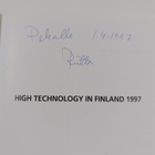 High technology in Finland 1997 (signeerattu, tekijän omi... - pikkukuva 3