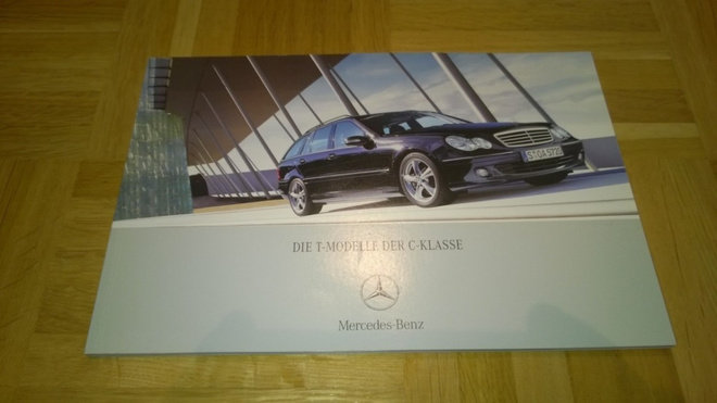 Esite Mercedes C-sarja farmari S203, 2006.Sis myös C 55 AMG.