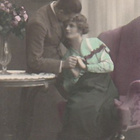 Postikortti, ONNITTELUKORTTI ja KIHLAUTUNEET, v 1932 - pikkukuva 1