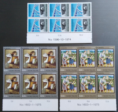 Numerokuusilot 1974-75, Eurooppa ja TVL -merkit