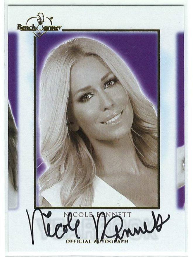 BW 2018 Hot for Teacher Yearbook Autograph Nicole Bennett