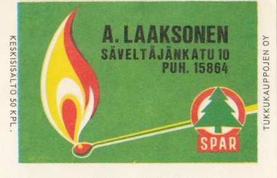 A. Laaksonen, Säveltäjänkatu 10      b334