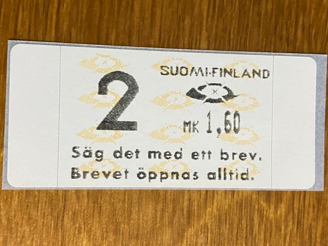 FRAMA ATM12 SÄG DET MED ETT BREV. BREVET ÖPPNAS ALLTID**