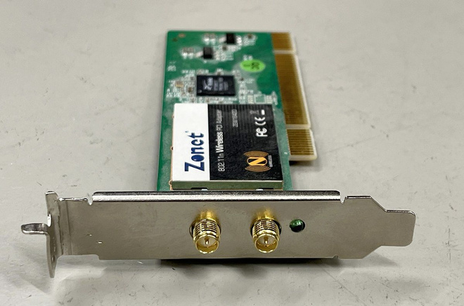 Zonet ZEW1642D 802.11n Wireless PCI Adapter  (low profile)