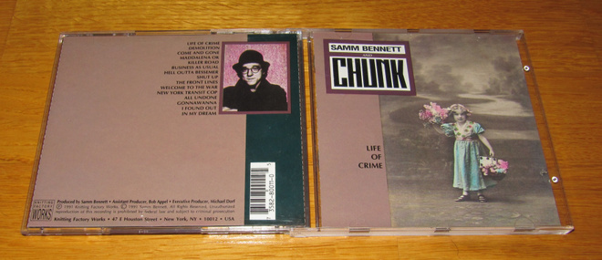 Samm Bennett and Chunk: Life of Crime CD