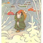 Martta Wendelin. Joulupukki matkalla, - 1953 - pikkukuva 1