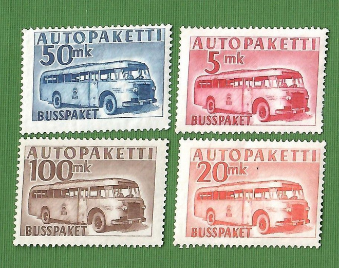 AUTOPAKETTI sarja 1952-1958**La-pe hinta 50.00e (loo)