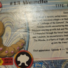 Pokémon Topps TV Animation Edition #13 Weedle Blue Logo - pikkukuva 2