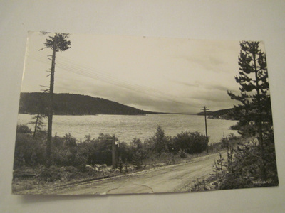 VANHA Postikortti Lappi Inari 1950-l Alkup.Mallikappale