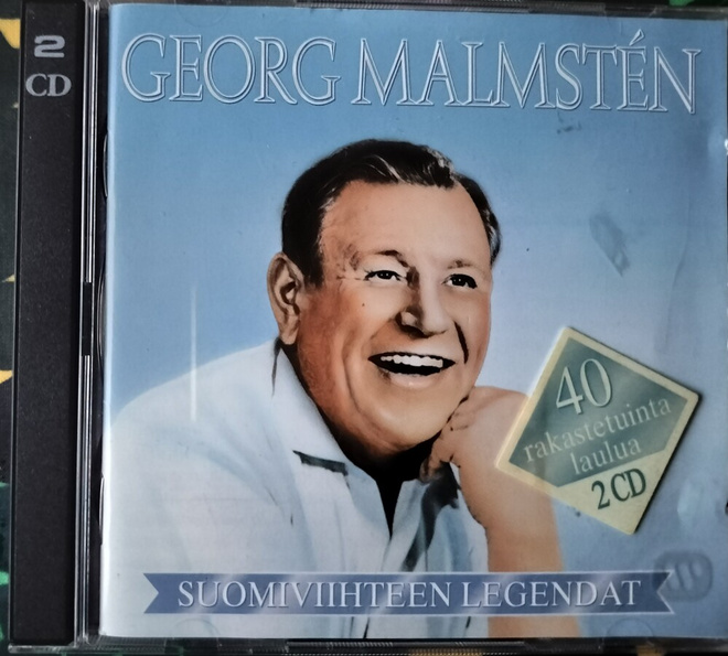 GEORG MALMSTEN-40 RAKASTETUINTA LAULUA-2CD, v.1997 FAZER