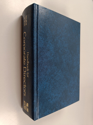 Michael Ball : Handbook for Corporate Directors