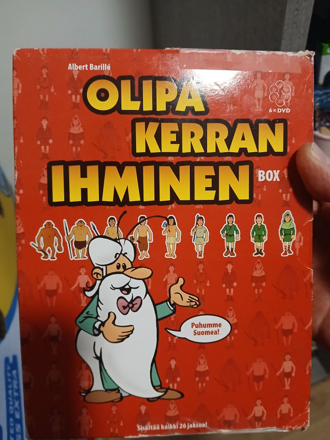 Olipa kerran ihminen dvd box