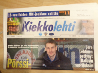 Kiekkolehti Nro 8/2001 (16.11)