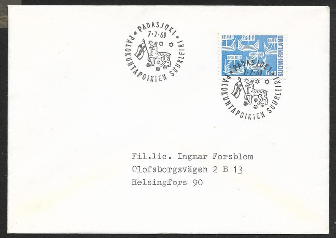 Padasjoki - Palokuntapoikien suurleiri 7.7.1969