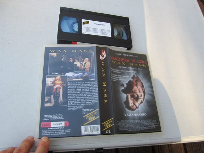 Vahanaamio Wax Mask (1997) SF -VHS Dario Argento