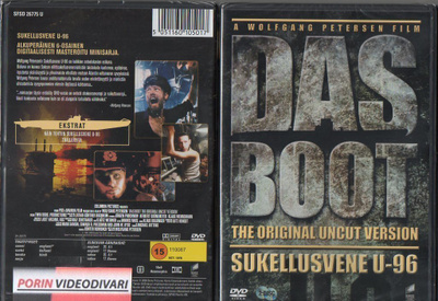 Sukellusvene U-96-Orig.Uncut (81 685) UUSI -FI- suomik. DVD