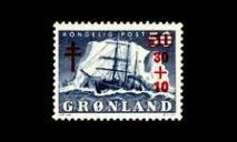 Grönlanti 40 ** Laiva ja jäävuori päällepainama (1958)