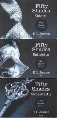 E L James: Fifty Shades of Grey 1-3/3 (MIKI - minikirja)