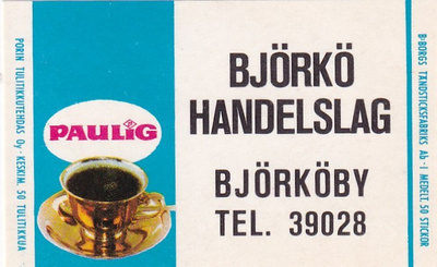 Björköby, Björkö Handelslag , Paulig  2/11