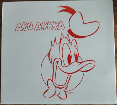 Käyttämättömät Aku Ankka kansiot (punainen)